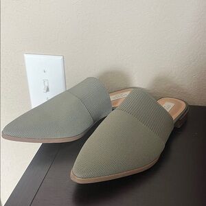Stylish Women's Olive Green Mules by Steven New York